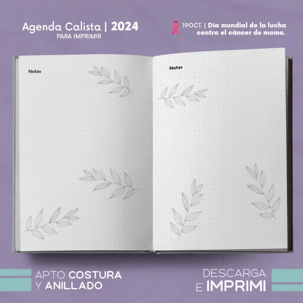 Agenda Calista 2024 para imprimir - Imagen 15