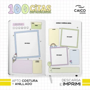 100 citas con mamá / papá para imprimir