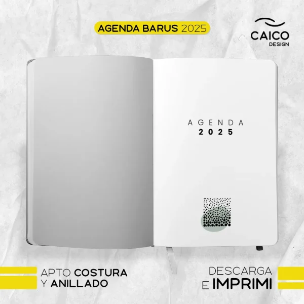 Agenda Barus 2025 para imprimir - Imagen 2