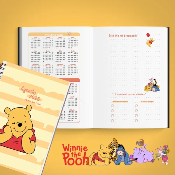 Pack - Winnie the Pooh agendas 2025 para imprimir - Imagen 4