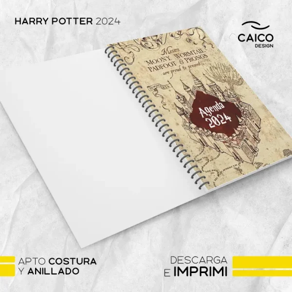 Agenda Harry Potter 2024 + Extras - Imagen 6