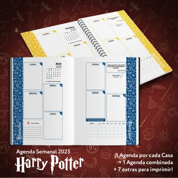 Agenda Harry Potter 2025 + Extras para imprimir - Imagen 3