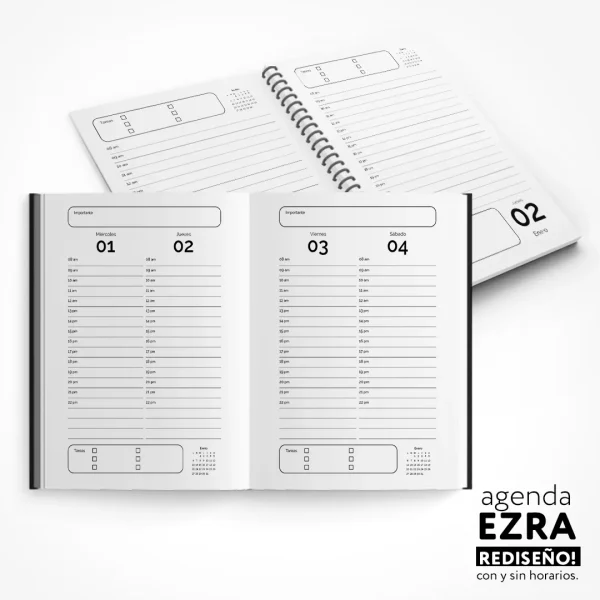 Pack - Agenda Ezra 2025 para imprimir - Imagen 3