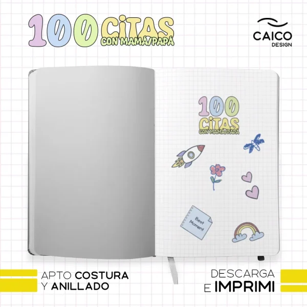 100 citas con mamá / papá para imprimir - Imagen 2
