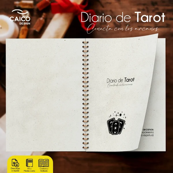 Diario de Tarot para imprimir - Imagen 2