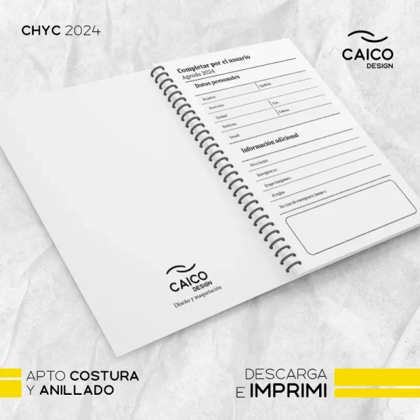 Agenda Diaria 2024 - CHYC - Imagen 3