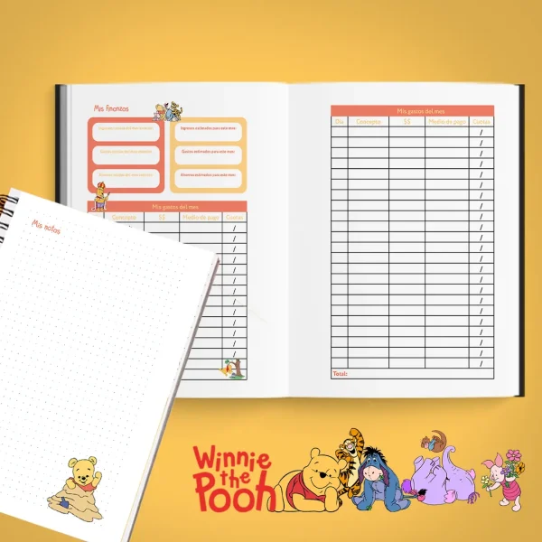 Pack - Winnie the Pooh agendas 2025 para imprimir - Imagen 6