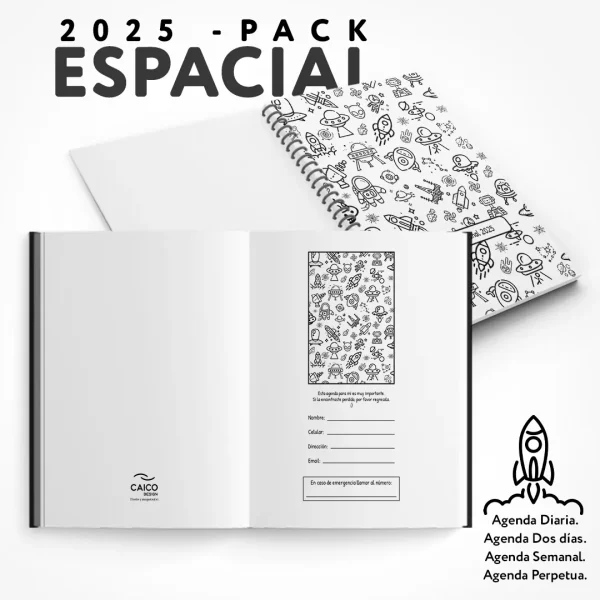 Pack - Agenda Espacial 2025 para imprimir - Imagen 5