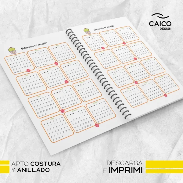 Agenda Cactus 2024 para imprimir - Imagen 4