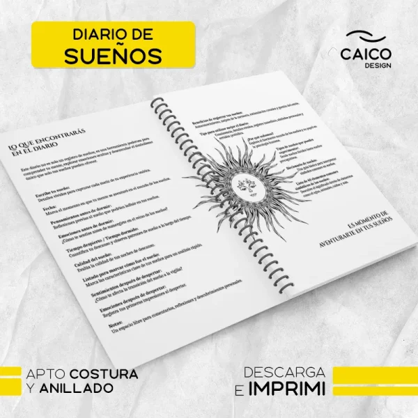 Diario de Sueños para imprimir - Imagen 4