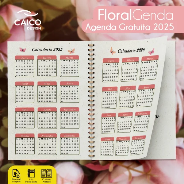 Agenda Gratuita 2025 - Floralgenda - Imagen 4