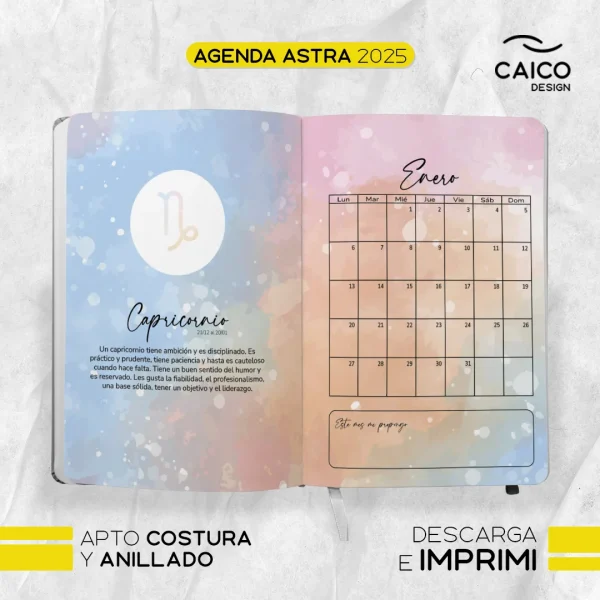 Agenda Astra 2025 para imprimir - Imagen 5