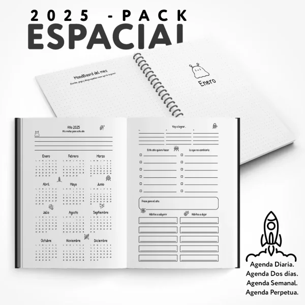 Pack - Agenda Espacial 2025 para imprimir - Imagen 6