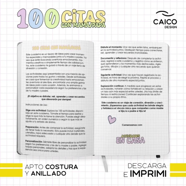 100 citas con mamá / papá para imprimir - Imagen 4
