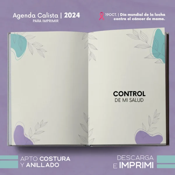Agenda Calista 2024 para imprimir - Imagen 5