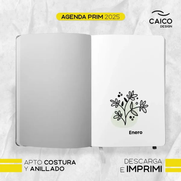 Agenda Prim 2025 para imprimir - Imagen 5