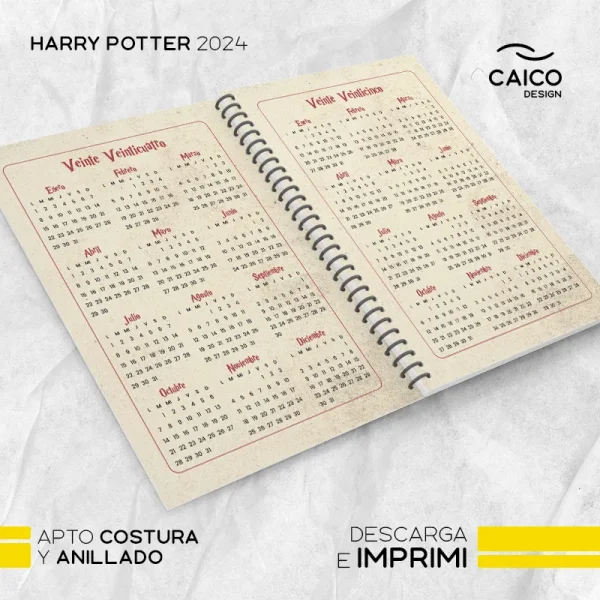 Agenda Harry Potter 2024 + Extras - Imagen 9