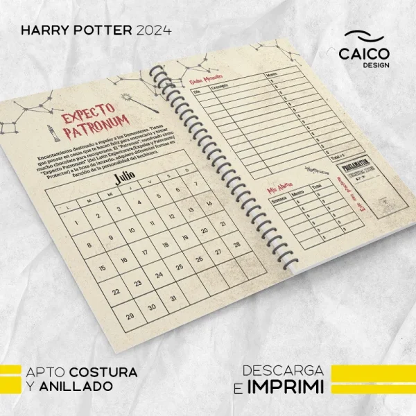 Agenda Harry Potter 2024 + Extras - Imagen 10