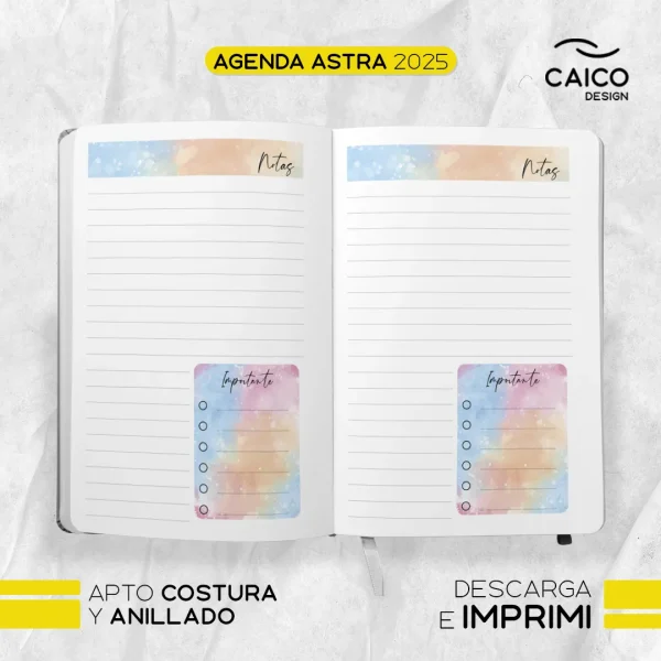 Agenda Astra 2025 para imprimir - Imagen 6