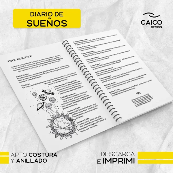 Diario de Sueños para imprimir - Imagen 6