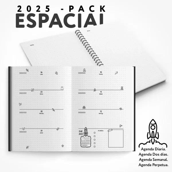 Pack - Agenda Espacial 2025 para imprimir - Imagen 8