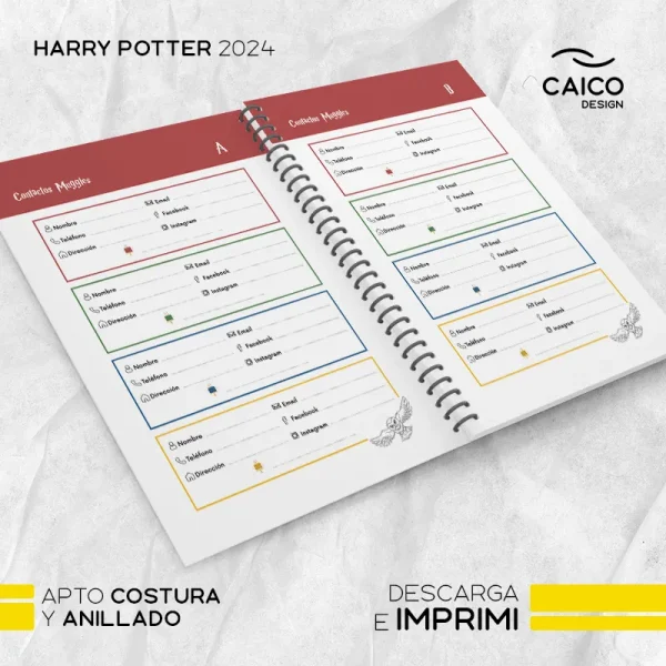 Agenda Harry Potter 2024 + Extras - Imagen 11