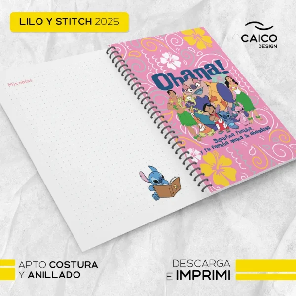 Perpetua - Lilo y Stitch agenda perpetua para imprimir - Imagen 7