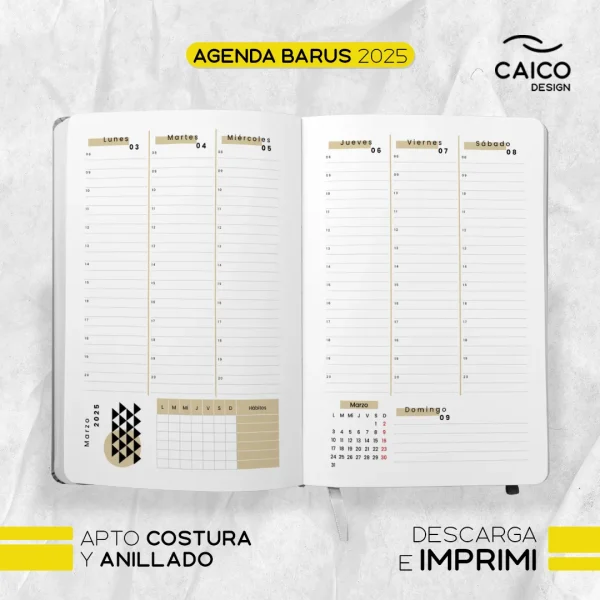 Agenda Barus 2025 para imprimir - Imagen 8