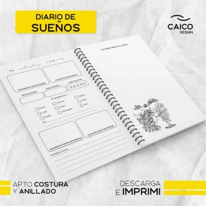 Diario de Sueños para imprimir