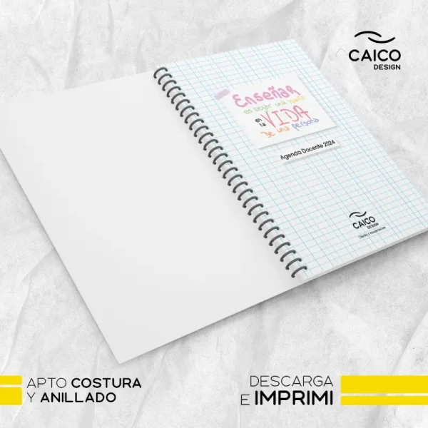Agenda Docente 2024 para imprimir - Imagen 2