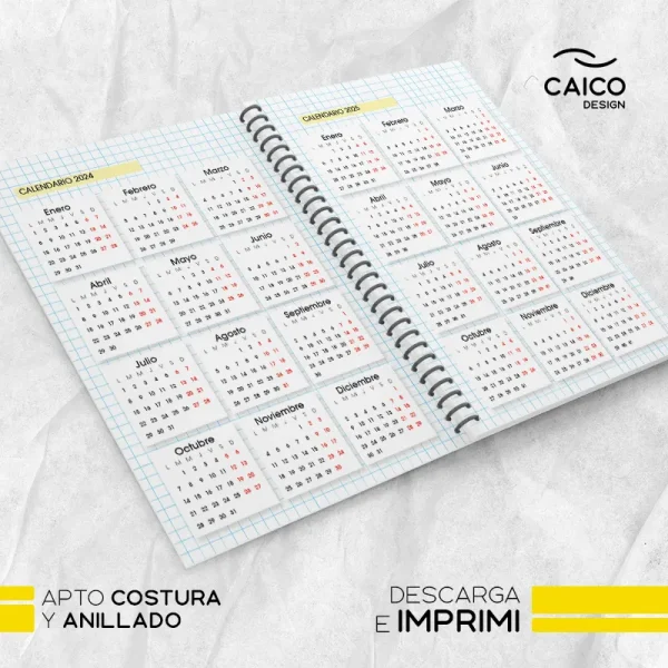 Agenda Docente 2024 para imprimir - Imagen 4