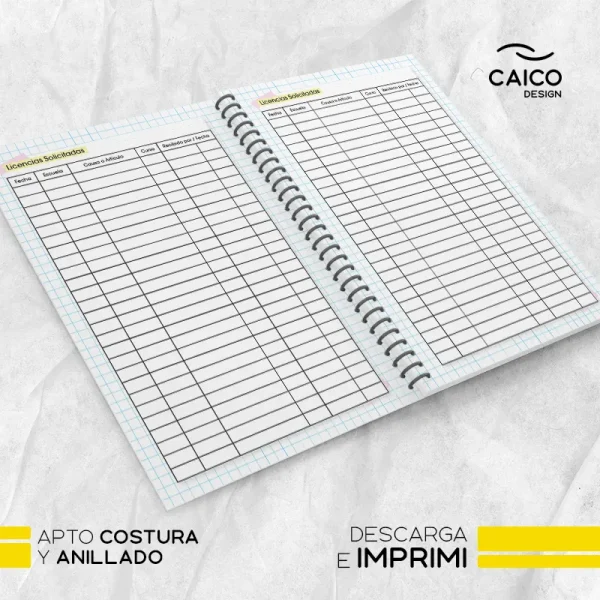 Agenda Docente 2024 para imprimir - Imagen 7