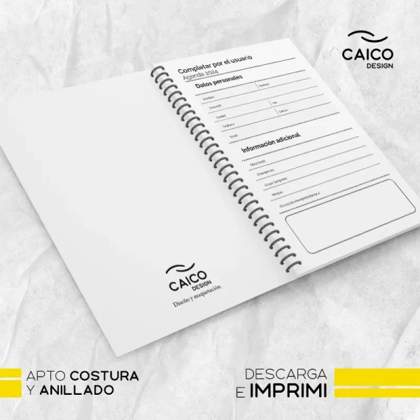 Agenda Ezra 2024 para imprimir - Imagen 3