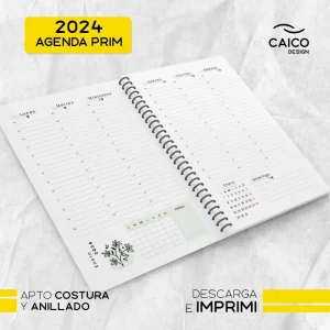 Agenda Prim 2024 para imprimir