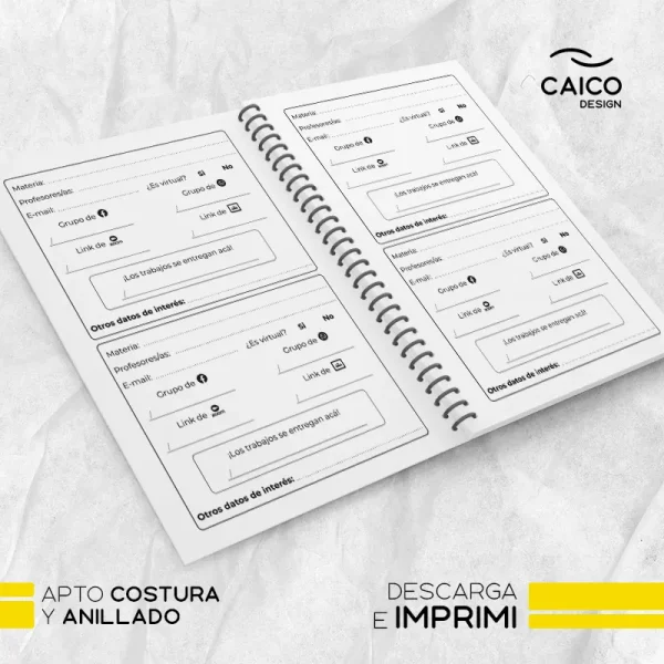 Agenda Universitaria 2024 para imprimir - Imagen 7