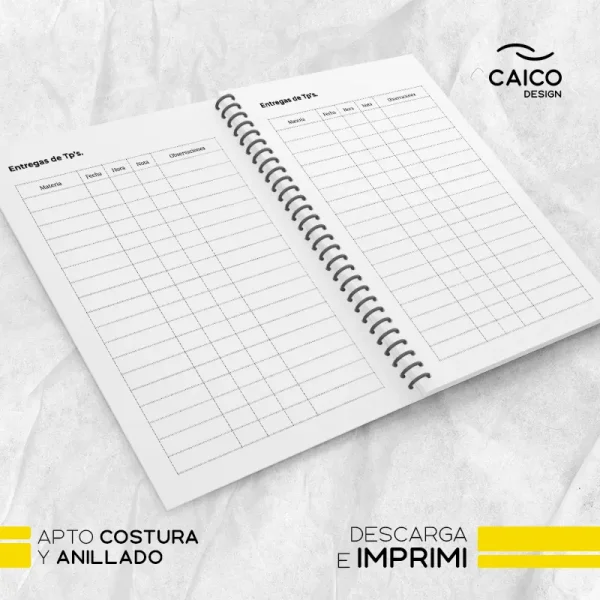 Agenda Universitaria 2024 para imprimir - Imagen 8