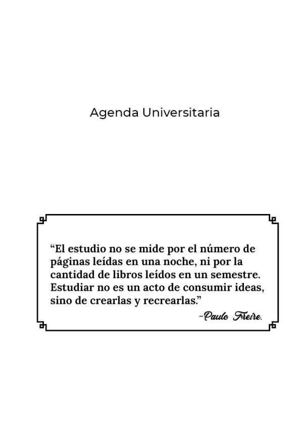 Agenda Universitaria perpetua v2 - Imagen 2