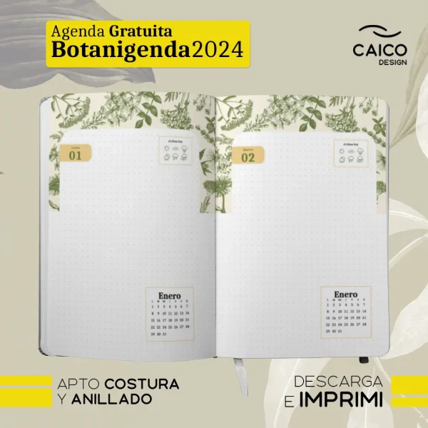 Agenda Gratuita 2024 - Botanigenda - Imagen 5