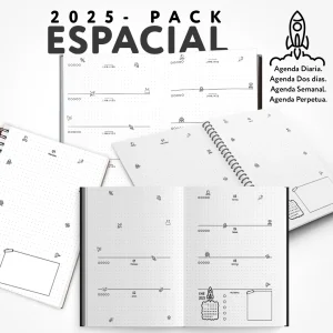 Pack - Agenda Espacial 2025 para imprimir