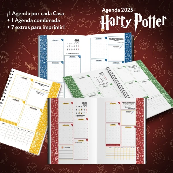 Agenda Harry Potter 2025 + Extras para imprimir
