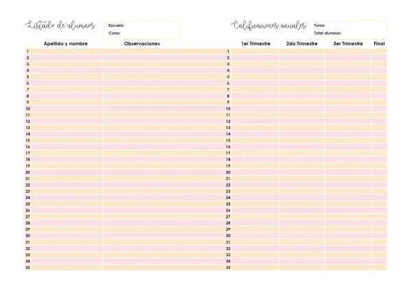 Agenda Docente Editable - Imagen 11