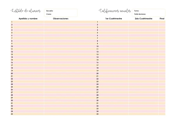 Agenda Docente Editable - Imagen 10
