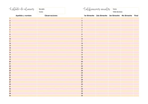 Agenda Docente Editable - Imagen 9