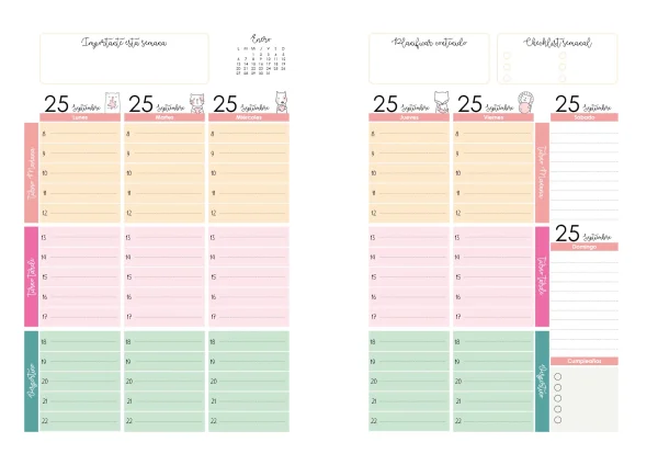 Agenda Docente Editable - Imagen 2