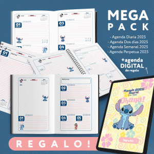 Pack - Lilo y Stitch agendas 2025 para imprimir