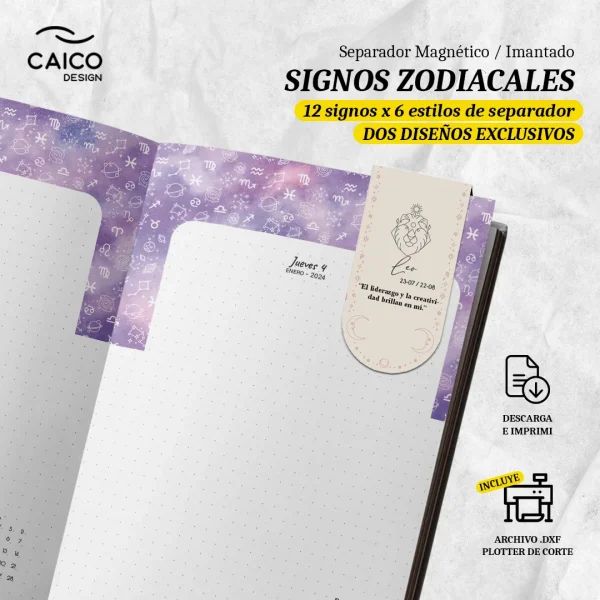 Separador magnético - Signos Zodiacales