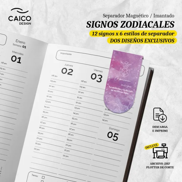 Separador magnético - Signos Zodiacales - Imagen 2