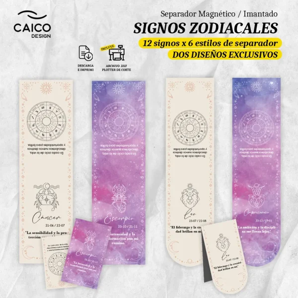 Separador magnético - Signos Zodiacales - Imagen 3