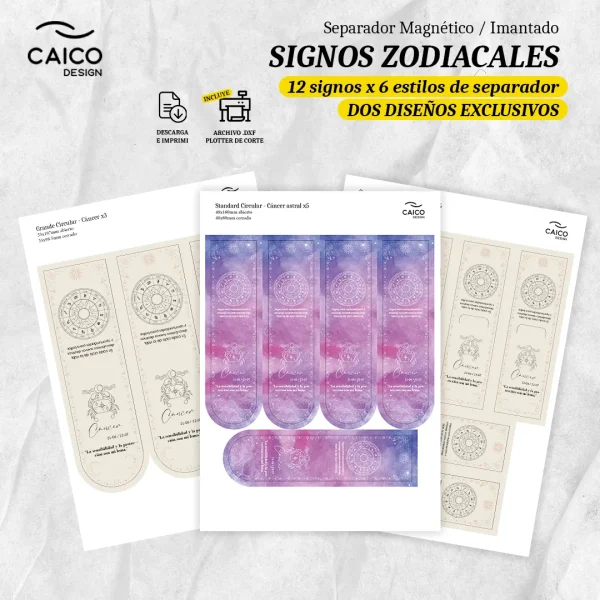 Separador magnético - Signos Zodiacales - Imagen 4