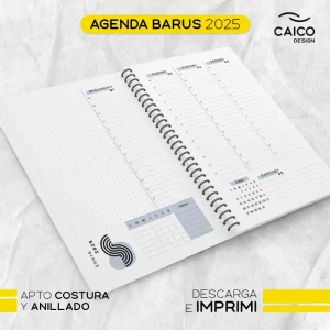 Agenda Barus 2025 para imprimir